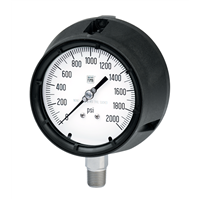 MGS60 DN125 Bourdon Tube Solid Front Pressure Gauge